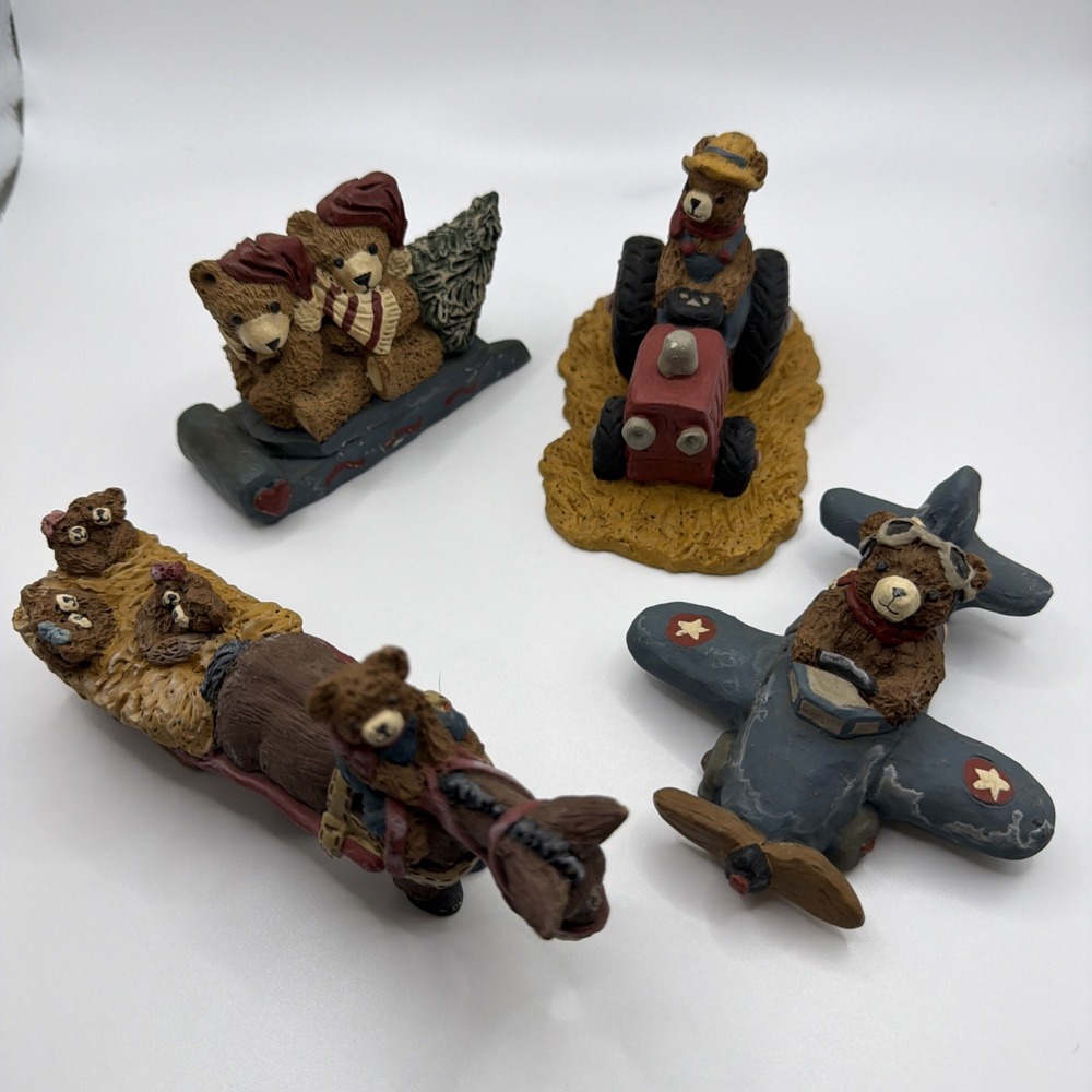 Carolyn Carpin Vintage Rare Beard Figurines From The Story Book Collection. 1984